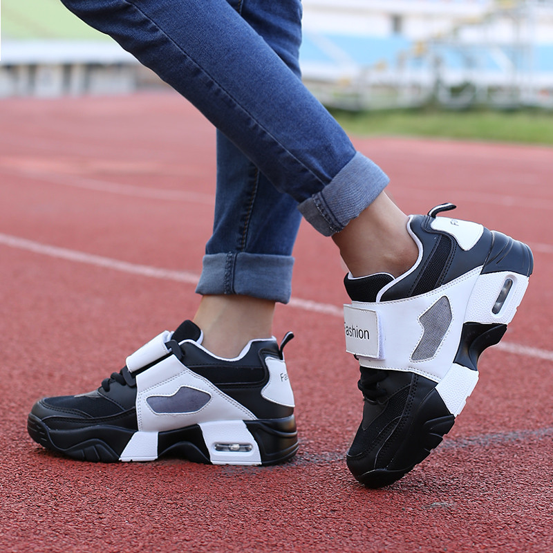 Hingavast võrgust õhkpadjaga tossud Meeste vabaaja jooksujalatsid poistele Mugavad libisemiskindlad spordijalatsid Naiste kingad Unisex tossud