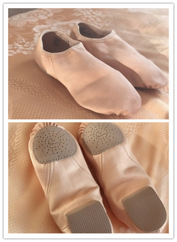 Горещи професионални танцови обувки за жени Платнени джаз маратонки Меки балетни танцови обувки Джаз обувки Slip on Dancing Sneakers