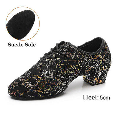 HROYL balles deju apavi Unisex latīņu deju apavi sievietēm Sieviešu meiteņu džeza tango modernās deju apavi Salsa zamšādas zole