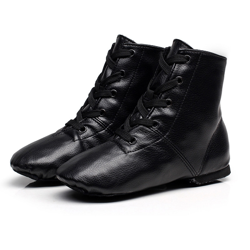 Arany Ezüst Jazz Cipők PU Modern Tánc Színpadi Előadások Csizmák Négyzet alakú Puha Talpú Cipők