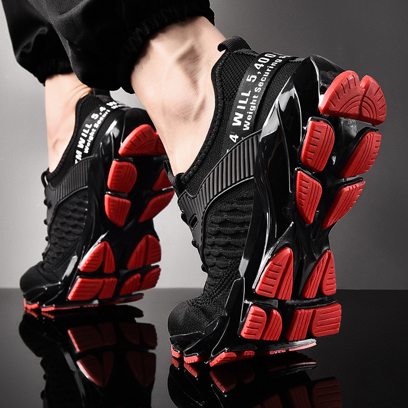 Vīriešu kedas elpojošas vieglas sporta apavi Blade āra trenažieris vīriešu tenisa ikdienas pretslīdes vīriešu skriešanas apavi 2022