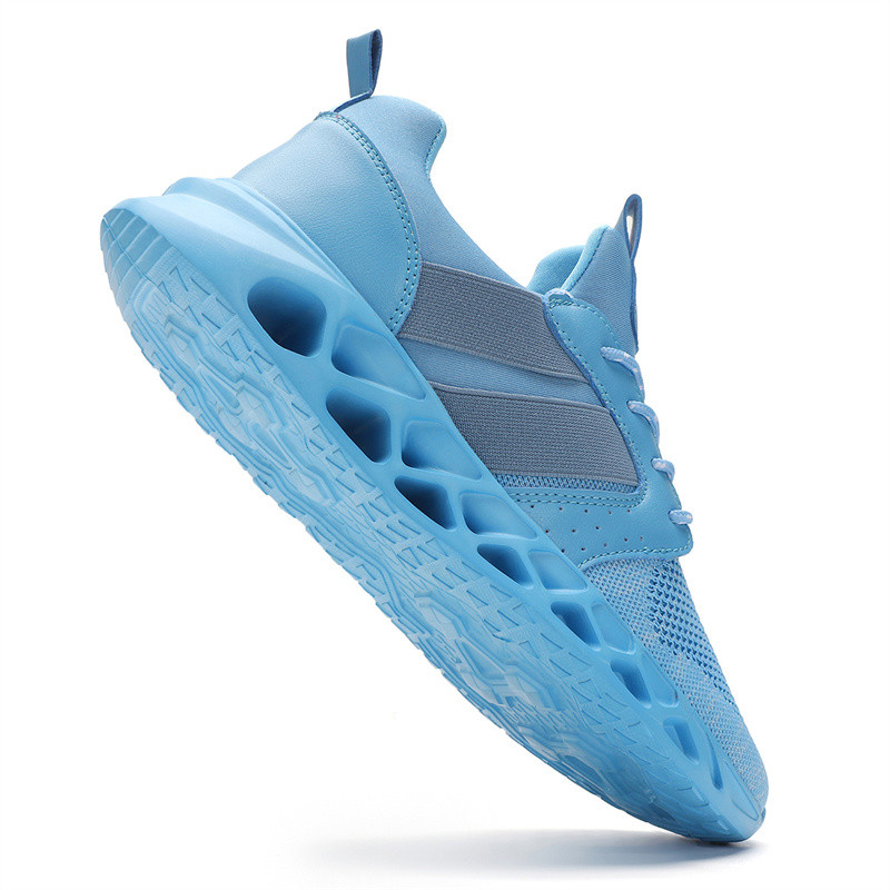 Karstā izpārdošana Modes vīriešu skriešanas apavi Viegli, liela izmēra 46 vīriešiem Elpojošas kedas Platforma Tīkla trenažieri Vīriešu grozs homme
