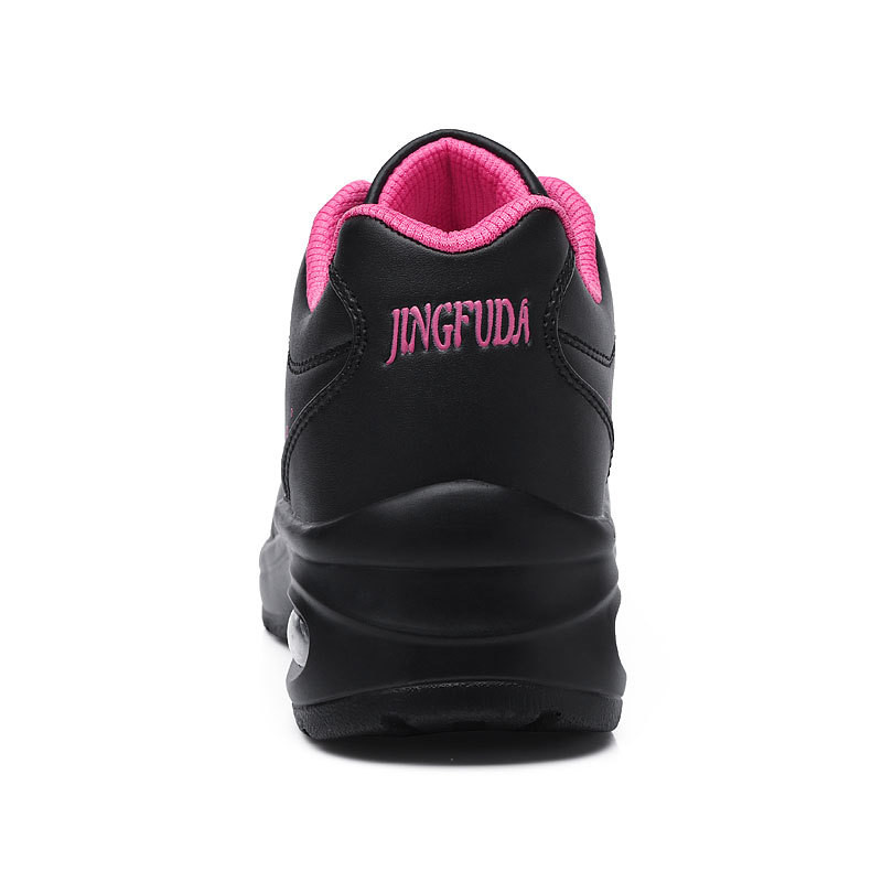 Sieviešu zīmola skriešanas apavi Sievietēm Ērti ūdensnecaurlaidīgi ādas apavi grozam sievietēm Augstas platformas kedas spilvens sporta apavi