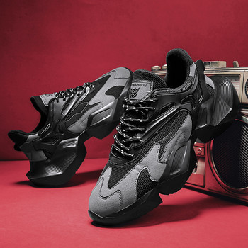 Νέα ανδρικά χοντρά αθλητικά παπούτσια ελαφριά περιστασιακά παπούτσια για τρέξιμο με αναπνεύσιμο πλέγμα για καλοκαιρινά αθλητικά παπούτσια τένις Ανδρικά υποδήματα