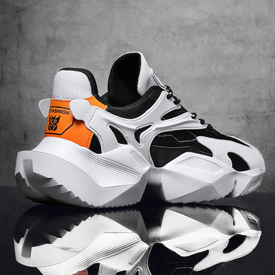 Нови мъжки масивни маратонки Леки ежедневни обувки за бягане Дишаща мрежа Летни спортни тенис обувки на открито Мъжки обувки