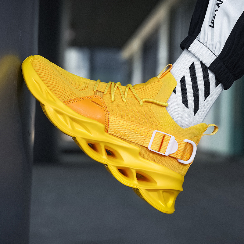 Férfi divatos lélegző tornacipők Futócipők Könnyű alkalmi sportcipők