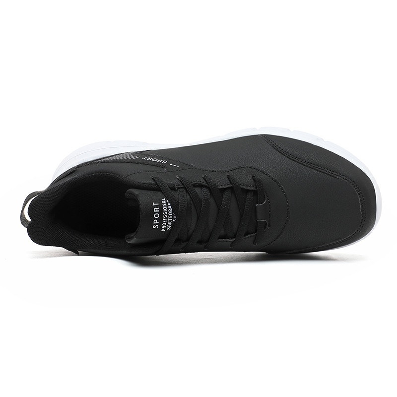 Vīriešu skriešanas apavi Ādas ūdensnecaurlaidīgas kedas vīriešiem, nodilumizturīgas vīriešu tenisa sporta apavi Chaussure Homme lielizmēra 39-48