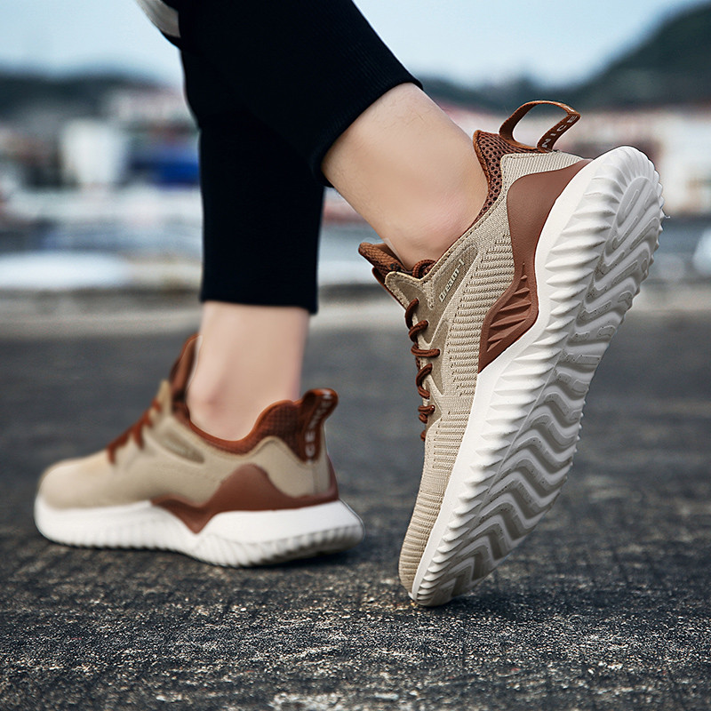 Vīriešu skriešanas apavi Elpojošas sieta kedas āra trekinga apavi pieaugušajiem skriešanas apavi Sporta sporta apavi skriešanai liela izmēra