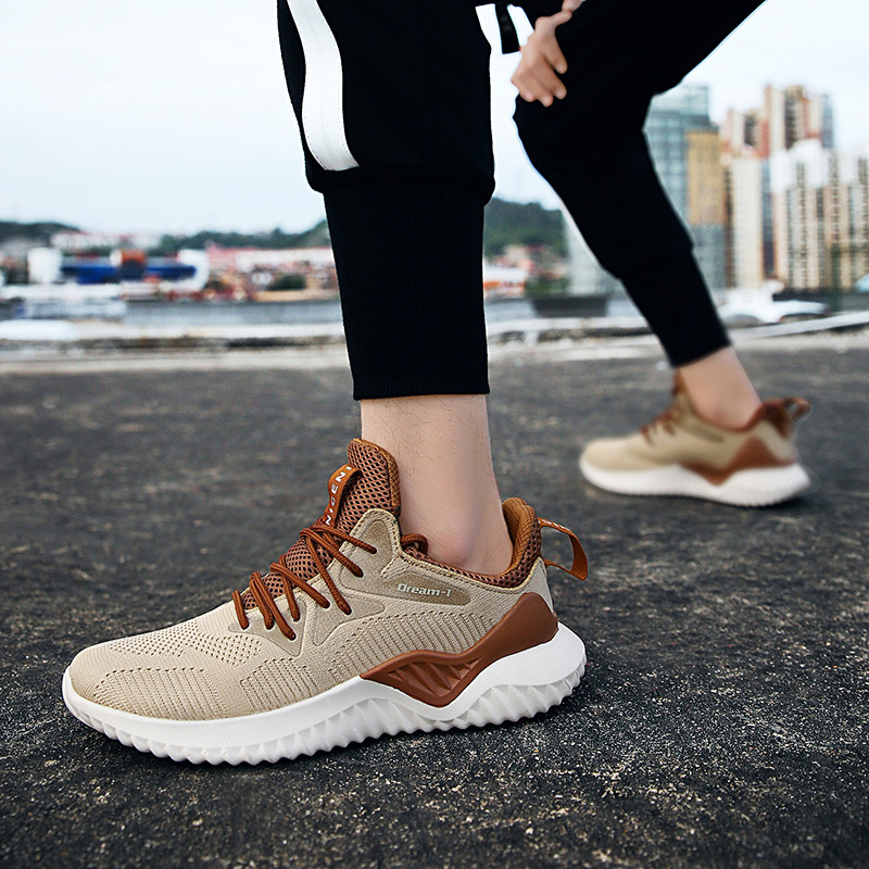 Vīriešu skriešanas apavi Elpojošas sieta kedas āra trekinga apavi pieaugušajiem skriešanas apavi Sporta sporta apavi skriešanai liela izmēra