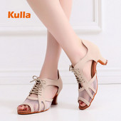 Lotynų Amerikos šokių batai Moteriški vakarėlių šokių batai Moteriški Salsa Tango Ballų Tango Valsas Satininiai šokių batai Mergaičių aukštakulniai sandalai