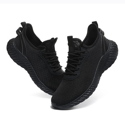 Balta 48 dydžio Vasariniai tinkliniai vyriški batai Lengvi sportbačiai Bėgimo Snickers Naujas Minkštas Padas Patogūs Sportiniai Sportiniai Batai 30cm