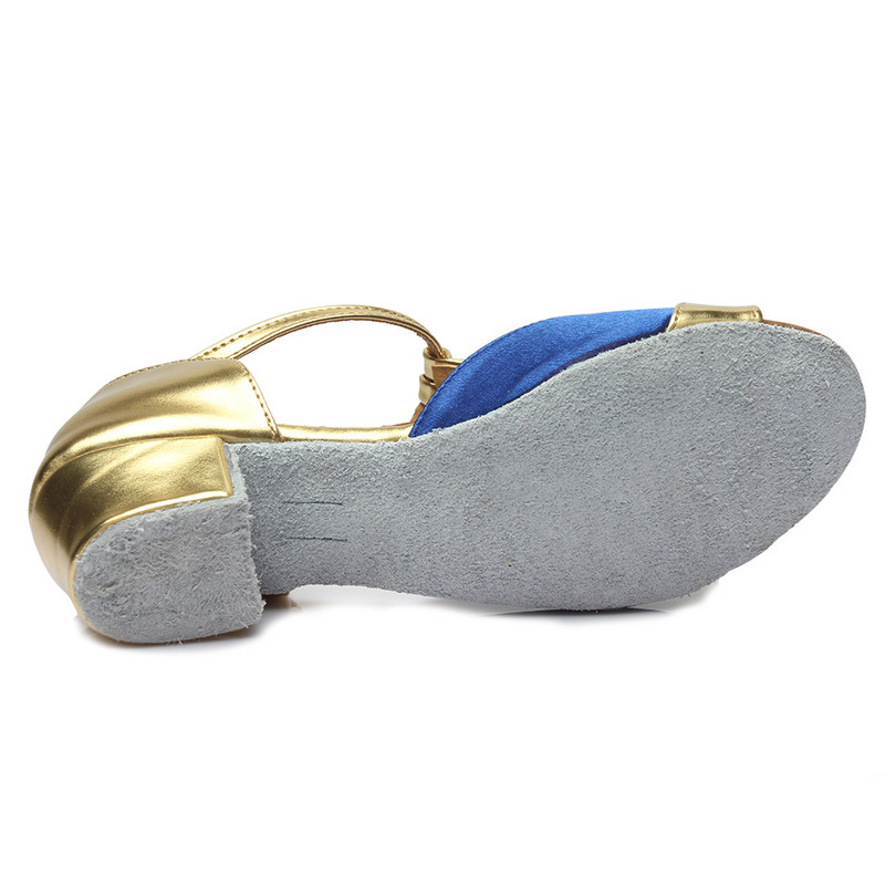 Ballroom Tango Latin deju kurpes Sievietēm Bērniem Meitenēm Bērniem Deju apaviem Sieviešu Zems papēdis 17CM 25.5CM Deju apavi