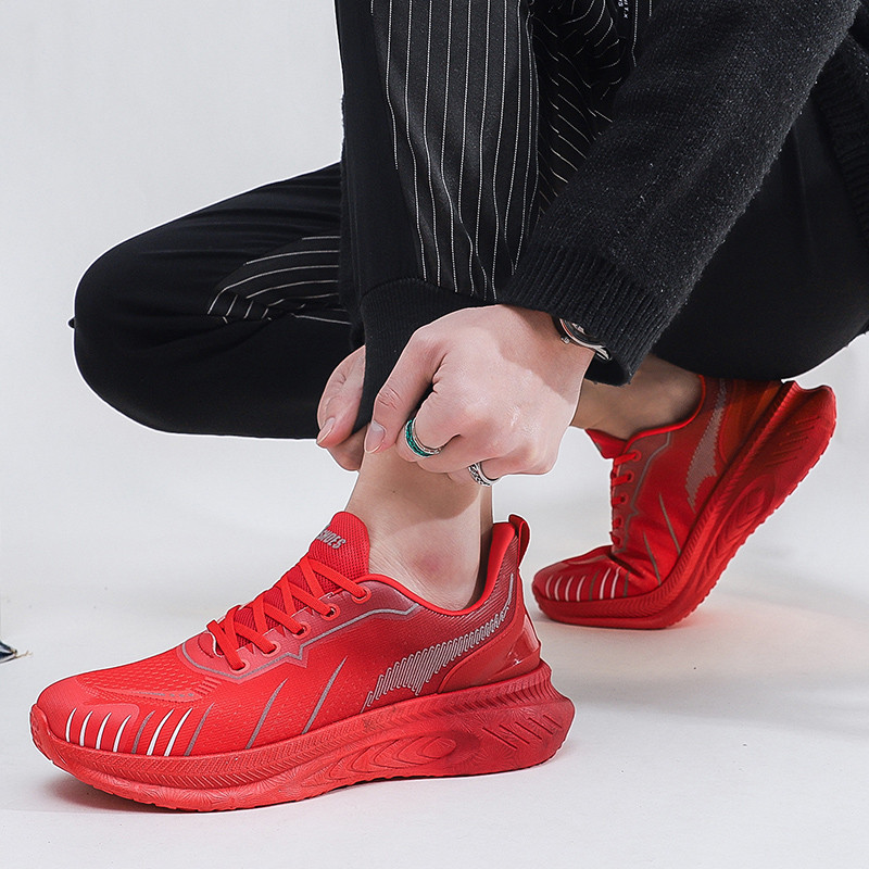 Jauni modes unisex skriešanas apavi Vīriešu ielu apģērbi Ikdienas kedas Vīriešu Dizaineru Trenažieri Vieglas platformas skriešanas apavi vīriešiem