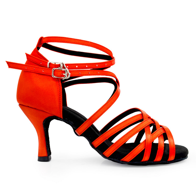 Evkoodance Női tangó/bálterem/latin tánccipő Szexi magas sarkú salsa cipő lányoknak, női 6 cm/7 cm/8 cm/10 cm