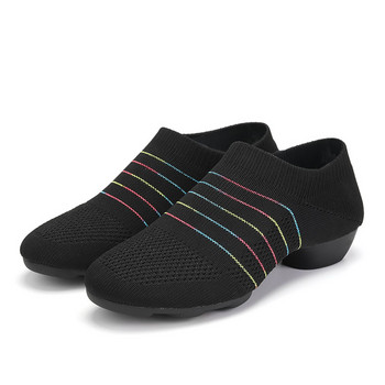 Дамски обувки за танци Дамски чехли Бални обувки за танго джаз танци Момичета Дамски маратонки Обувки за тренировки по салса Дишащи