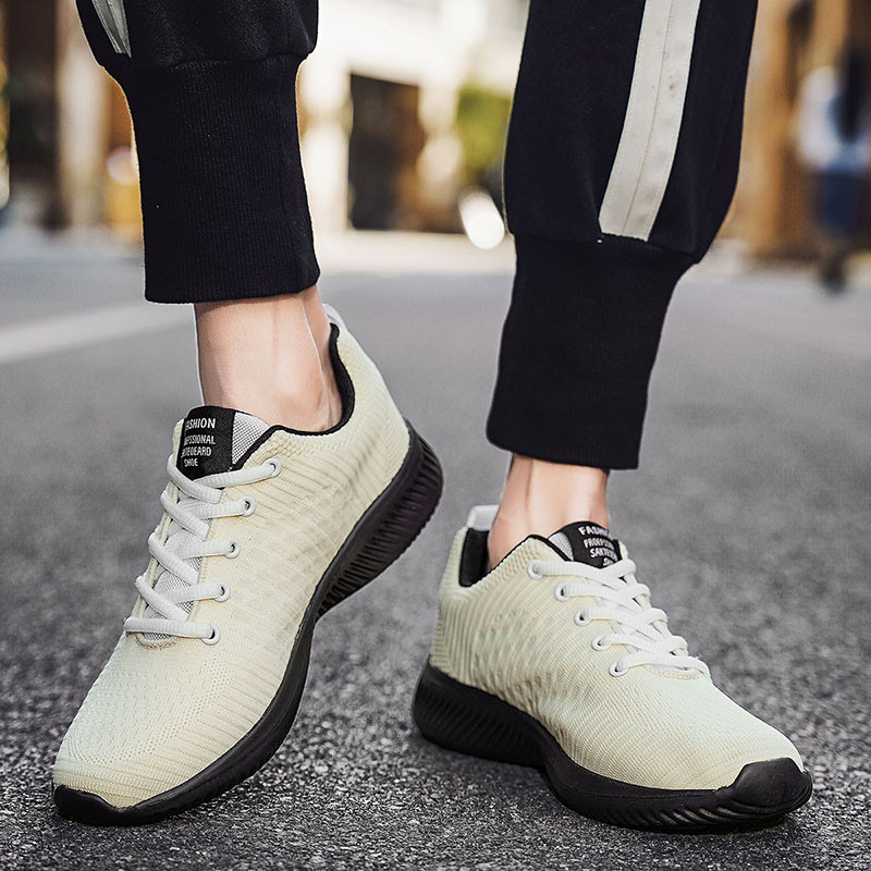 Jauni vīriešu skriešanas apavi iekštelpām āra sporta apavi Atlētiski balti apavi treniņiem