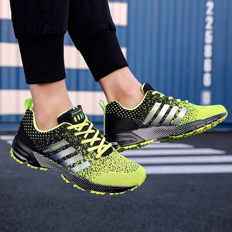 Apavi Vīriešu kedas Jauna mode Vīriešu skriešanas apavi āra elpošanai Vīriešu apavi amortizējoši gaisa spilveni Vīriešu sporta apavi