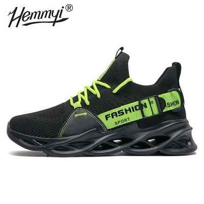 Vyriški bėgimo bateliai Unisex 2020 m. tinkliniai, kvėpuojantys lengvi sportiniai batai porai Karšti, dideli 36–46 dydžio vyriški ir moteriški batai