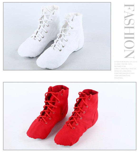 Jauna stila kedas sieviešu kurpes augstas deju kurpes ērtas mīkstas apakšas kurpes audekls džeza deju kurpes sieviete sporta Oksforda