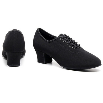 SUN LISA Γυναικεία γυναικεία γυναικεία κοριτσίστικα αθλητικά παπούτσια Oxford Chunky Heel Αίθουσα χορού Μοντέρνα λάτιν παπούτσια χορού 3,5 εκ. τακούνι ψηλό
