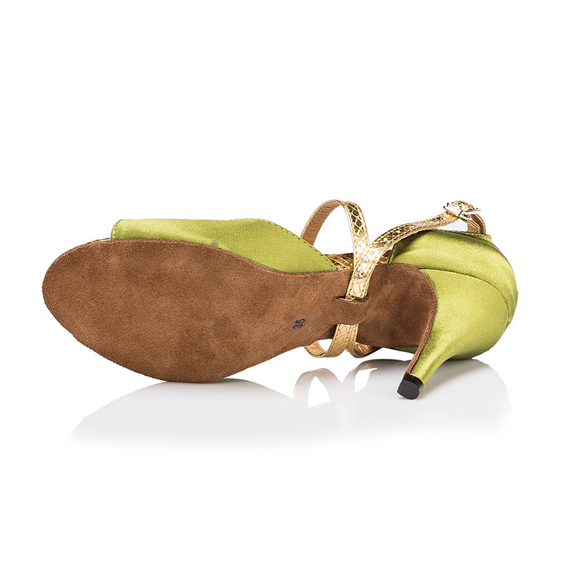 NATASHA2023 Női Latin tánccipők Modern jazz felnőtt nyári szandálok szatén Stage Performance tánccipők