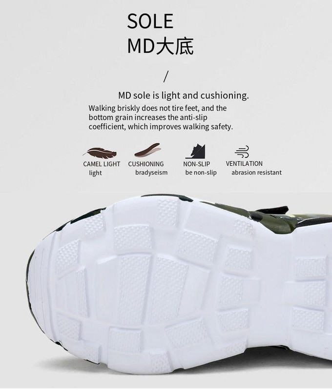 Vasaras bērnu sporta apavi kamuflāžas armija zaļi pelēki elpojoši zēnu sporta apavi bērnu skriešanas apavi