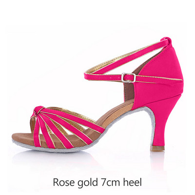 Moteris Latin Salsa šokių batai Raudoni šokių batai Moteriški tango šokių batai aukštakulniai 5 cm 7 cm Seksualūs moterų šokių sportbačiai