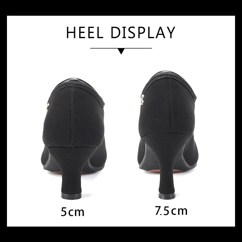 SWDZM moteriški Lotynų Amerikos šokių batai Oksfordo pramoginių šokių batai treniruotėms Modernūs tango šokių sportbačiai Zomšinis/guminis padas 5/7,5 cm