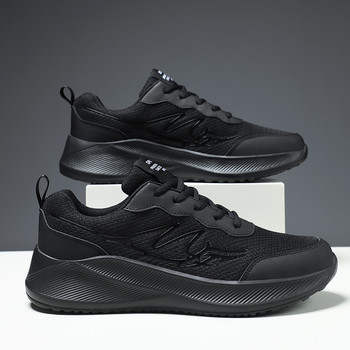 Летни мъжки обувки за бягане Мрежести удобни мъжки обувки за ходене Ежедневни външни дишащи спортни маратонки Спортни обувки Zapatillas