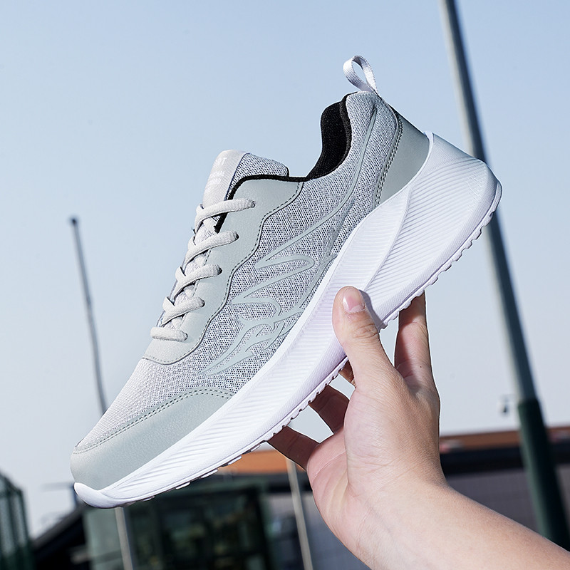 Vasaras vīriešu skriešanas apavi sieta Ērti vīriešu pastaigu apavi Ikdienas āra elpojošas sporta kedas Sporta apavi Zapatillas