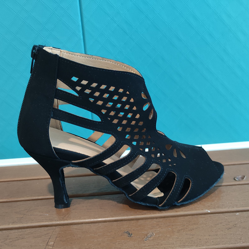 Εξασκηθείτε στις μπότες λάτιν χορού για κορίτσια Παπούτσια χορού Salsa Tango Indoor Suede αθλητικά παπούτσια χορού Αίθουσα χορού Παπούτσια χορού Κούβας Χορός τακουνιών