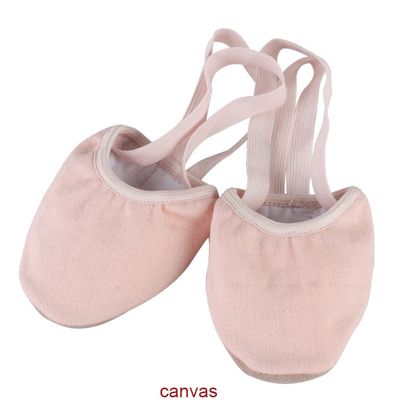 USHINE ādas audekla pirouette deju puszoles apavi Virpošanas apavi baleta džeza meitenēm