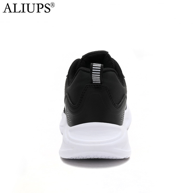 ALIUPS őszi téli női futócipő bőr vízálló sport fekete tornacipő edzőcipő zapatillas de deporte