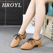 HROYL latīņu deju apavi unisex vīriešiem, sievietēm, meitenēm, balles zālei, mūsdienu tango džeza priekšnesumu vingrošanas apavi vairumtirdzniecība