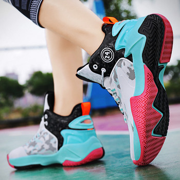 Мъжки професионални баскетболни обувки 2023 Нови баскетболни маратонки Мъжки обувки Противоплъзгащи се спортни тренировъчни ботуши Размер 35-45