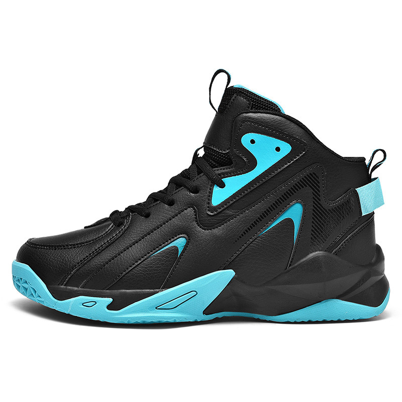 Rudens žiema Vyriški aukštos kokybės PU odiniai krepšinio batai Treniruočių sportbačiai Sportiniai batai Didelis dydis 48 49 50 51 Neslystantis