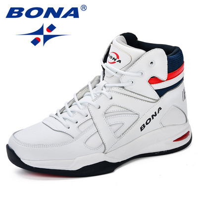 BONA Baskets Homme Muške košarkaške tenisice Cow Split Muške cipele Outdoor Ravne visoke sportske cipele Muške tenisice Zapatillas Comfy