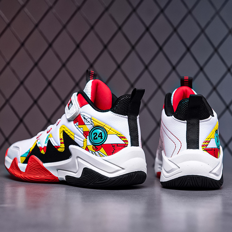 Krepšinio bateliai berniukams Nauji neslystantys ir vandeniui atsparūs vaikiški sportiniai bateliai Lauko mergaičių laisvalaikio bėgimo bateliai 31-40