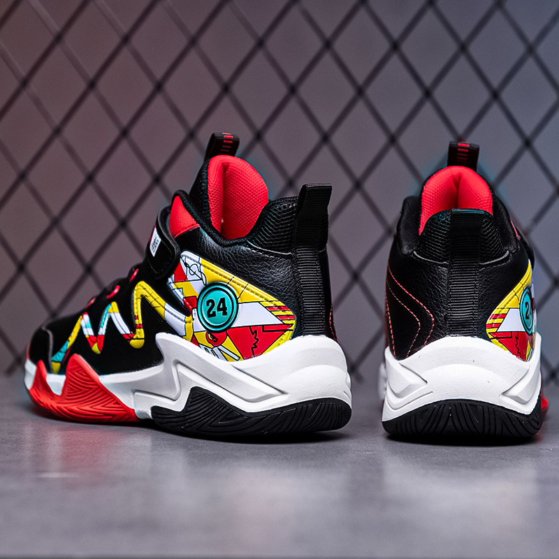 Krepšinio bateliai berniukams Nauji neslystantys ir vandeniui atsparūs vaikiški sportiniai bateliai Lauko mergaičių laisvalaikio bėgimo bateliai 31-40