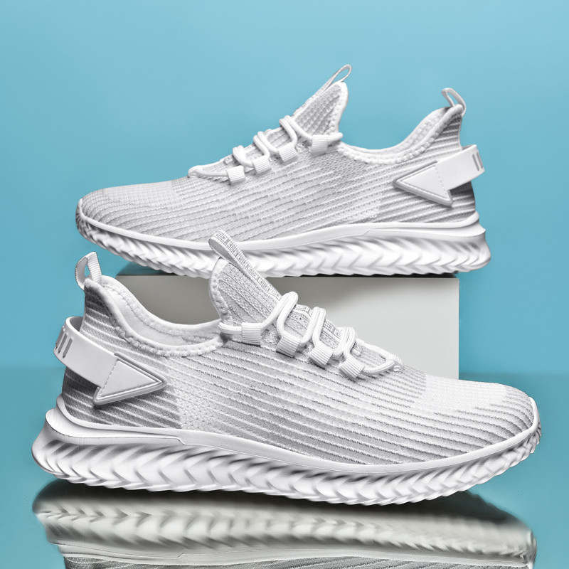 Vyriški sportbačiai 2022 m. Naujas kvėpuojantis tamprus audinys Minkšti, patogūs bėgimo sportiniai batai dideli 47 48 dydžio lengvi vyriški batai