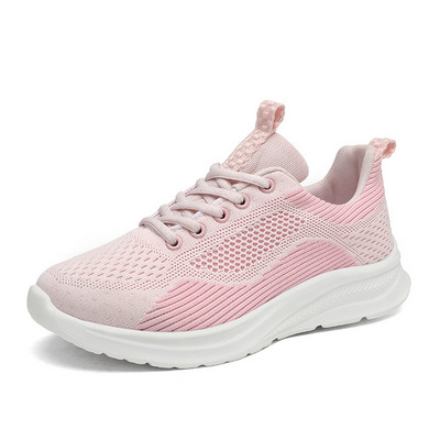 Nauji bėgimo bateliai Moteriški batai kvėpuojantys sportbačiai Firminiai lengvi laisvalaikio sportiniai batai 2022 m. lauko lengvi nėriniuoti kūno rengybos batai FUS688