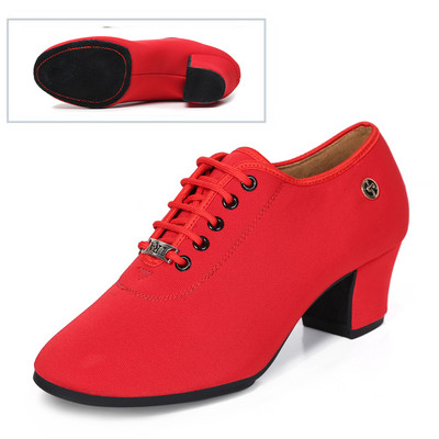 SWDZM šokių batai moterims Vyriški Unisex Ballroom Latin Modern Tango Salsa Šokių Batai Moterys Merginų pratyboms Mokytojų raudoni batai