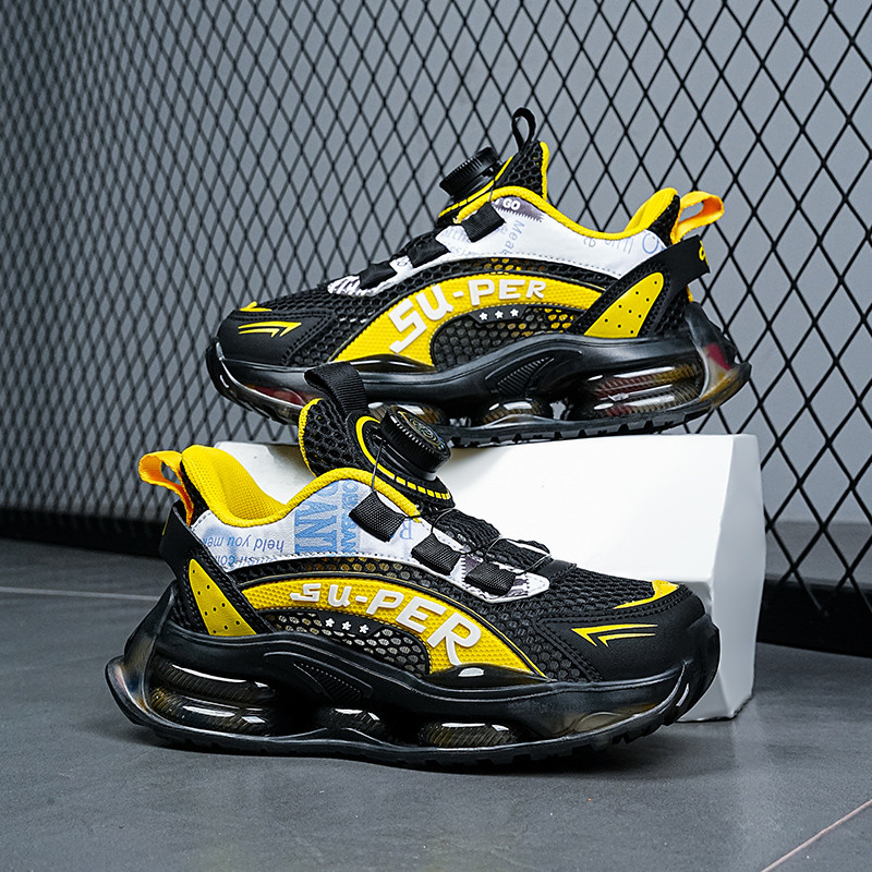 Gyerekkosárcipő Divat fiúk Férfi kosárlabdacipők Magas felső kosárlabdacipők fiúk Könnyű sportcipők Gyerekedzőcipők