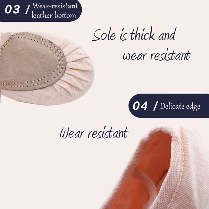 USHINE žemakulniai drobiniai mokytojų praktikai Minkšti pramoginių šokių batai salsa tango baleto šokių batai vaikams, mergaitėms, moterims