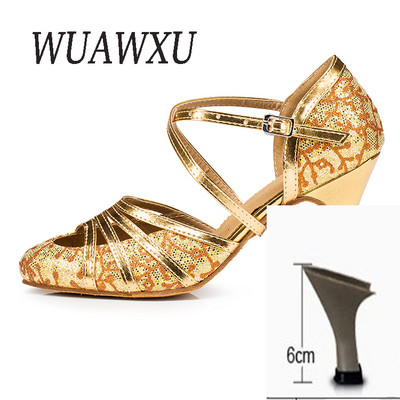 NATASHA2023 Zelta pavasaris un vasara Jauni iekštelpu deju apavi Draudzības deju apavi pieaugušajiem deju apavi vidēji augstiem papēžiem