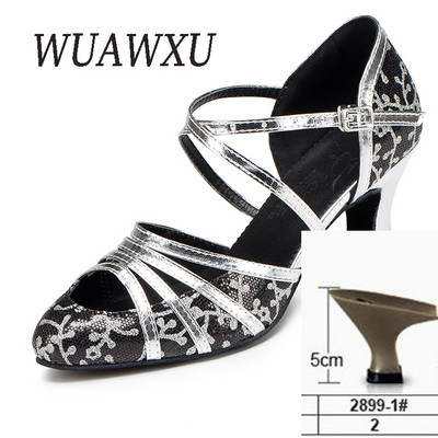 NATASHA2023 Zelta pavasaris un vasara Jauni iekštelpu deju apavi Draudzības deju apavi pieaugušajiem deju apavi vidēji augstiem papēžiem