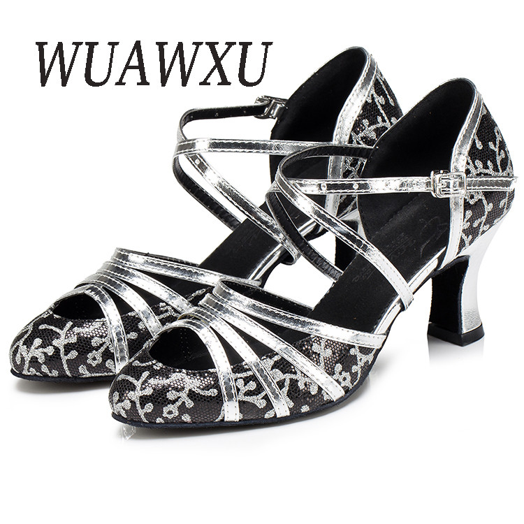 NATASHA2023 Zelta pavasaris un vasara Jauni iekštelpu deju apavi Draudzības deju apavi pieaugušajiem deju apavi vidēji augstiem papēžiem