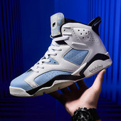 Vīriešu basketbola apavi Basketbola kedas Neslīdoši augsta augšdaļa pārim elpojoši vīriešu basketbola apavi