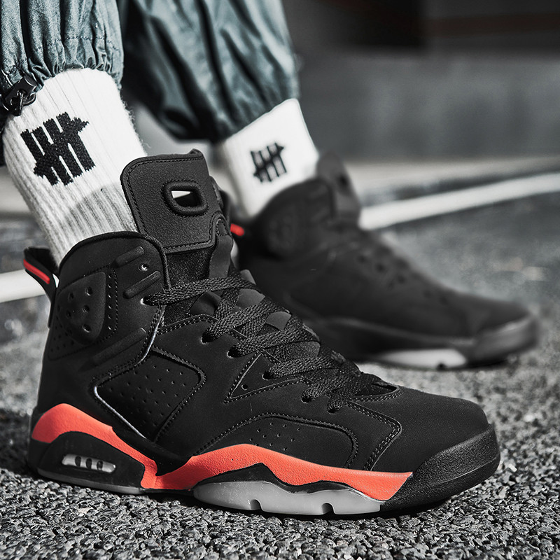 Vīriešu basketbola apavi Basketbola kedas Neslīdoši augsta augšdaļa pārim elpojoši vīriešu basketbola apavi