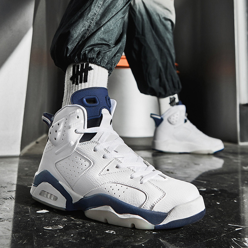 Vīriešu basketbola apavi Basketbola kedas Neslīdoši augsta augšdaļa pārim elpojoši vīriešu basketbola apavi